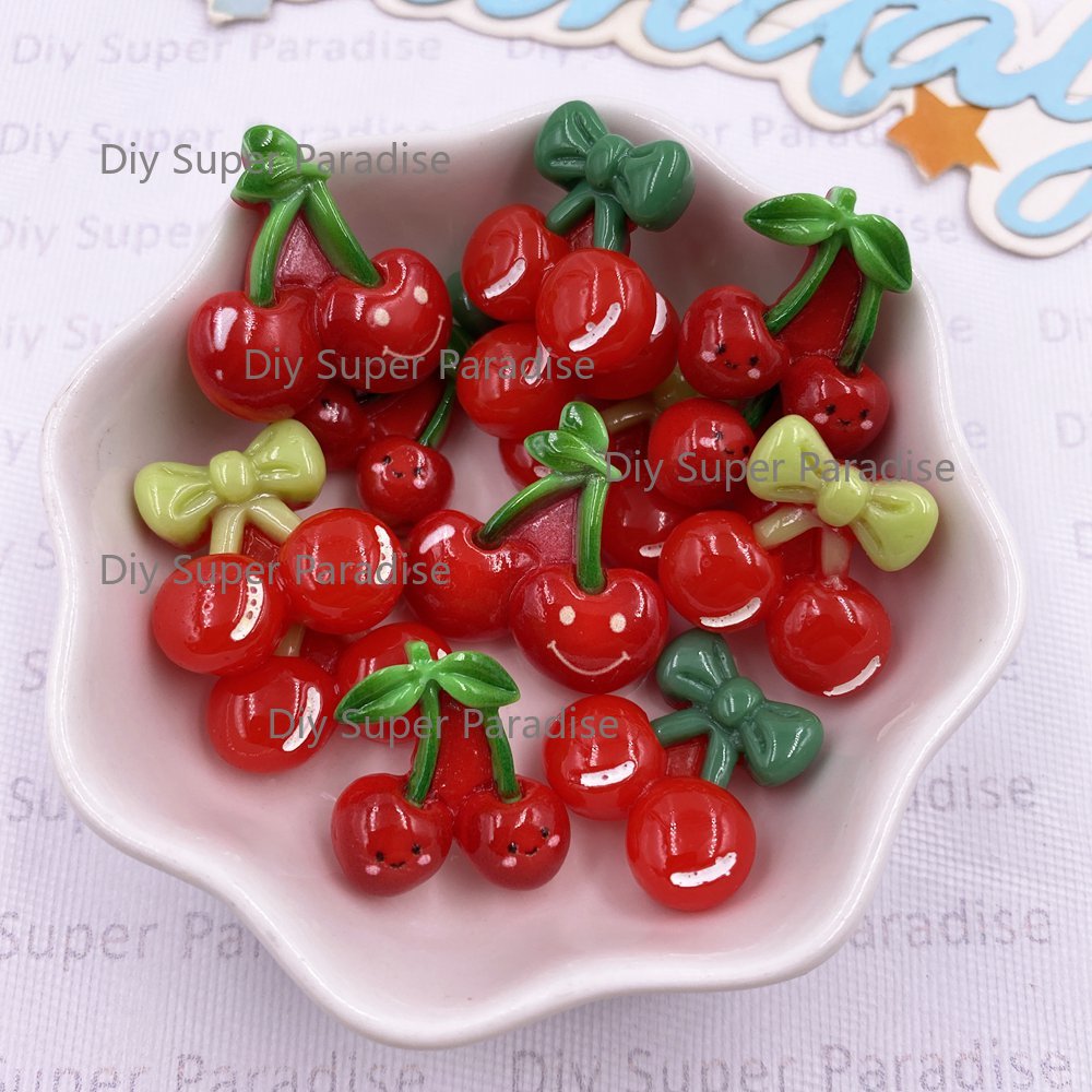 Paradise Jewelry & Watches Dolphin Mall - 16 adet Renkli Kawaii Karikatür Bowknort