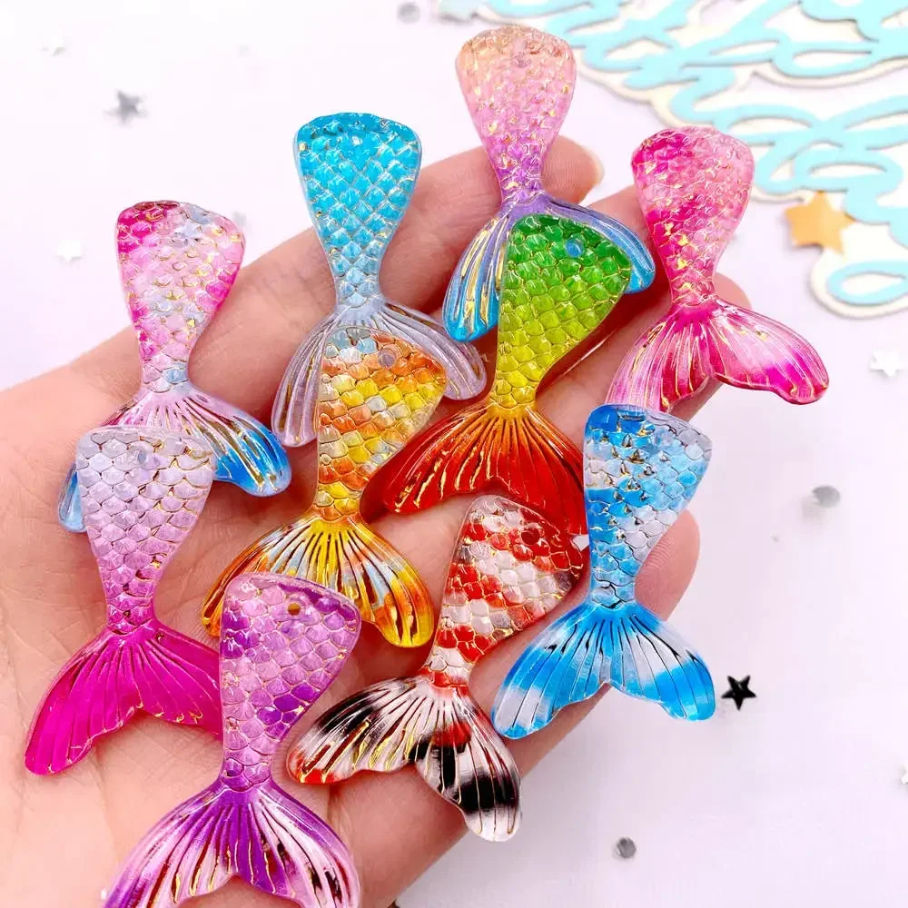 Paradise Jewelry & Watches Dolphin Mall - 10 adet Glitter Renkli Reçine Denizkızı