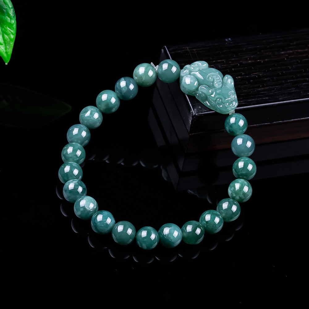 Jewelry & Watches Vitopoulos Reviews - Doğal Birmanya Jadeite Pixiu Bilezik Vintage
