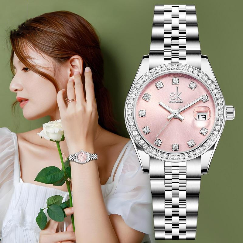 Jewelry Diamond Watches - UTHAI CQ484 Moda Kadın Saati, Hafif