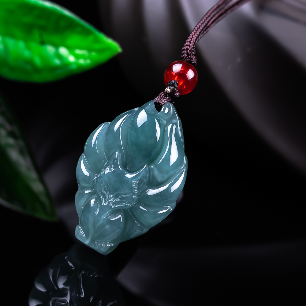 Jewelry & Watches Vitopoulos Reviews - Doğal Birmanya Jadeite Tilki Kolye Kolye