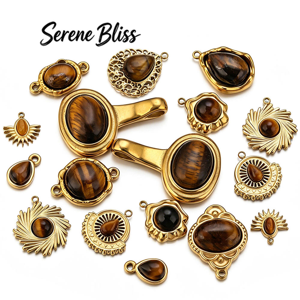 Moon Star Earrings - 2/3/4/5 adet Paslanmaz Çelik Charm Kakma