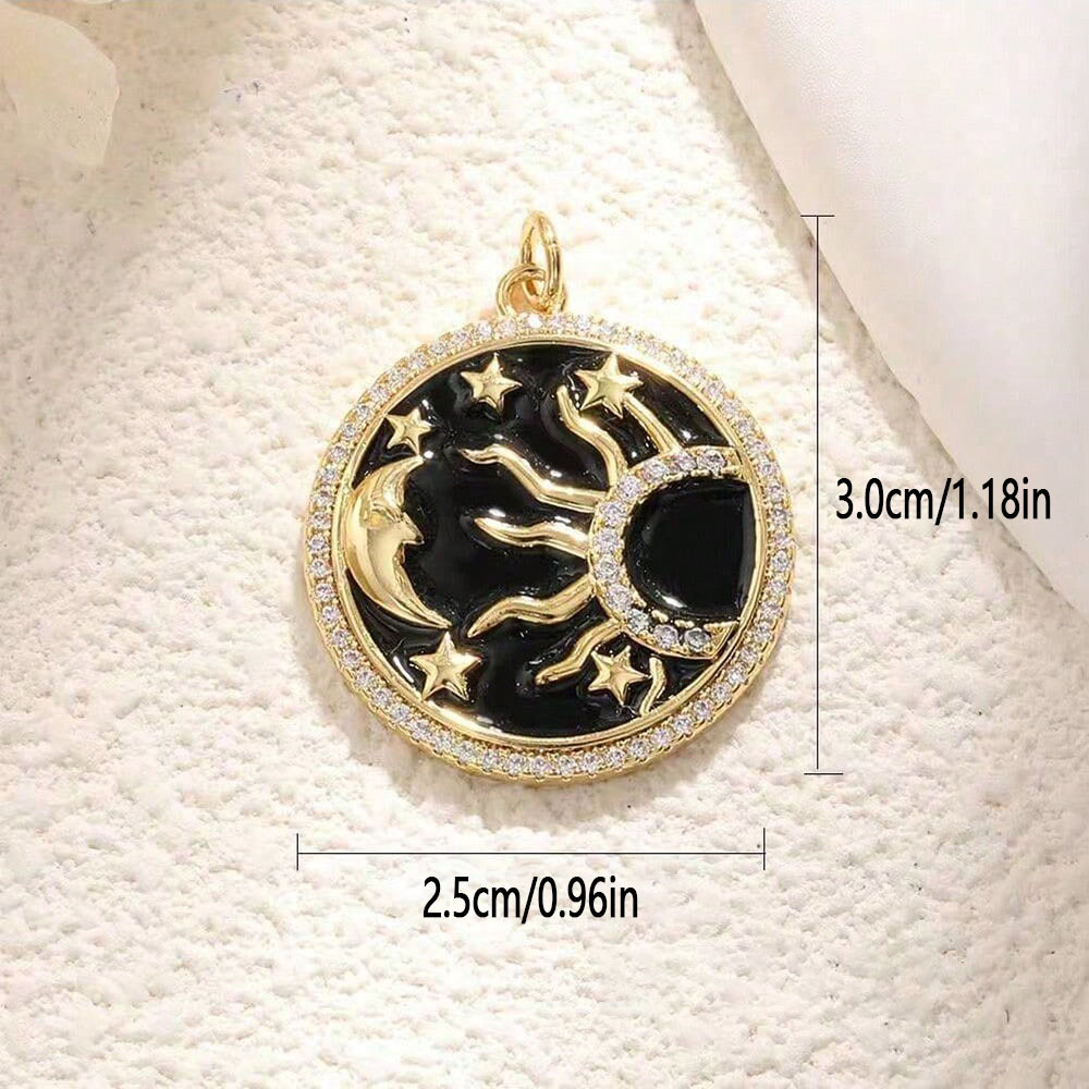 1 adet bakır zirkon kaplama ka - Moon Star Earrings incelemesi ve fiyatı