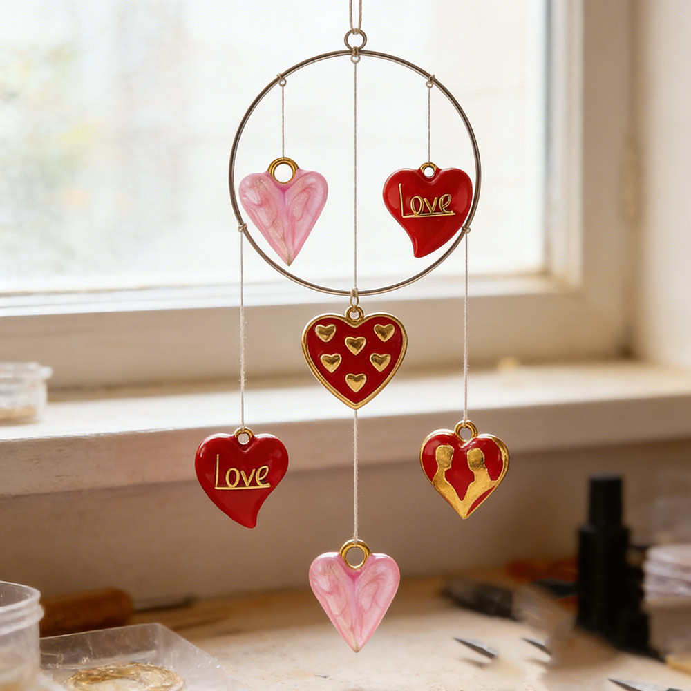 5 adet Paslanmaz Çelik Kırmızı - Moon Star Earrings incelemesi ve fiyatı