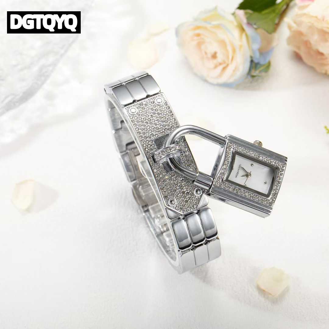 Bayanlar için Gümüş Çıkarılabi - Jewelry Diamond Watches incelemesi ve fiyatı