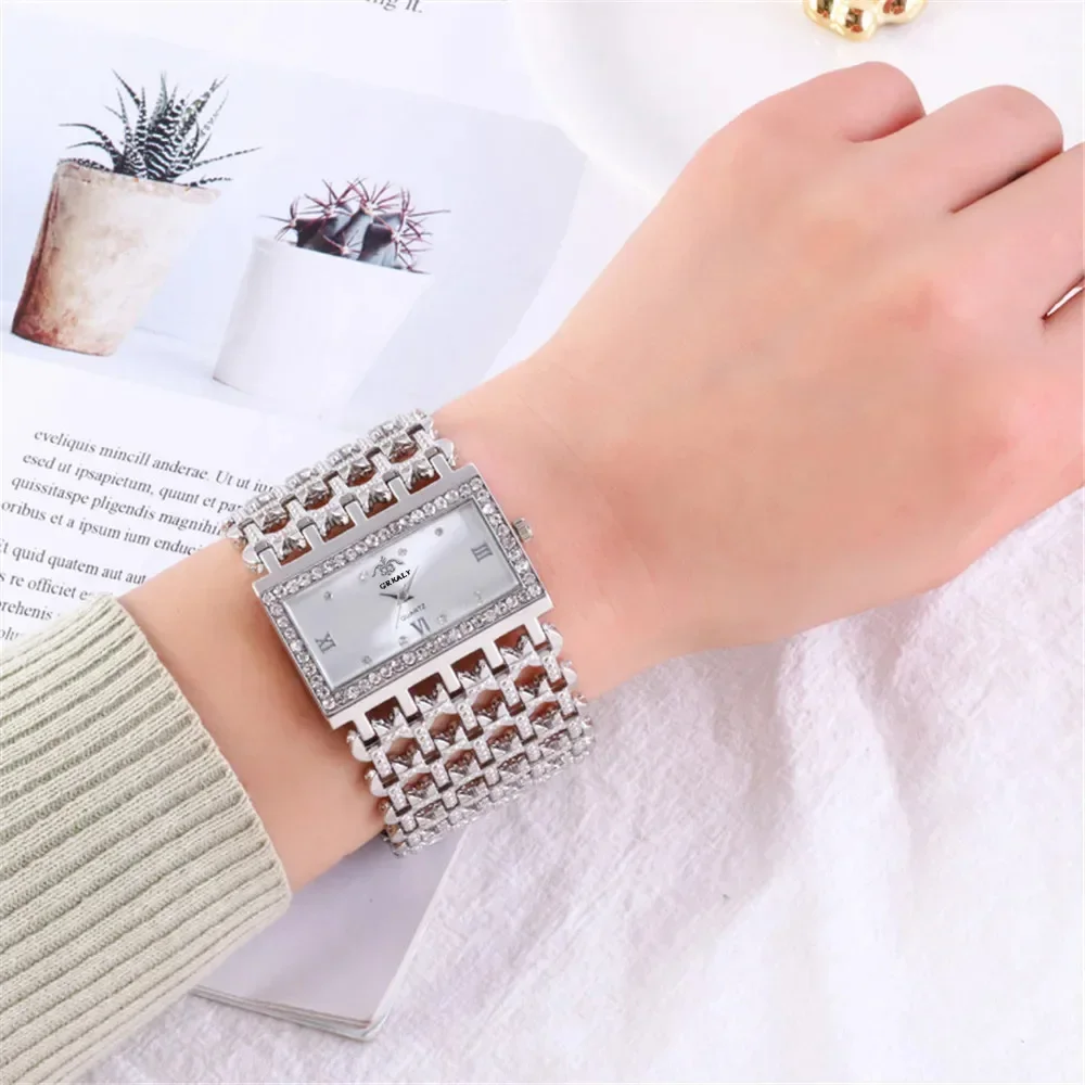 Kadın Modası Lüks Kare Elmas K - Jewelry Diamond Watches incelemesi ve fiyatı