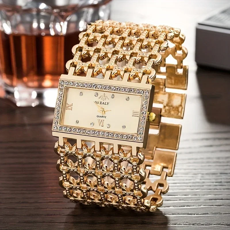 Kadın Modası Lüks Kare Elmas K - Jewelry Diamond Watches incelemesi ve fiyatı