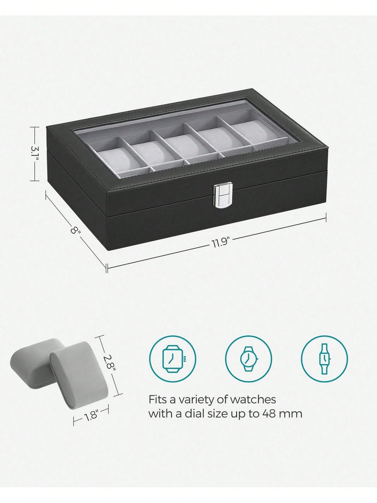 12 Yuvalı Kilitlenebilir Saat  - Jewelry Box Watches Bracelets incelemesi ve fiyatı