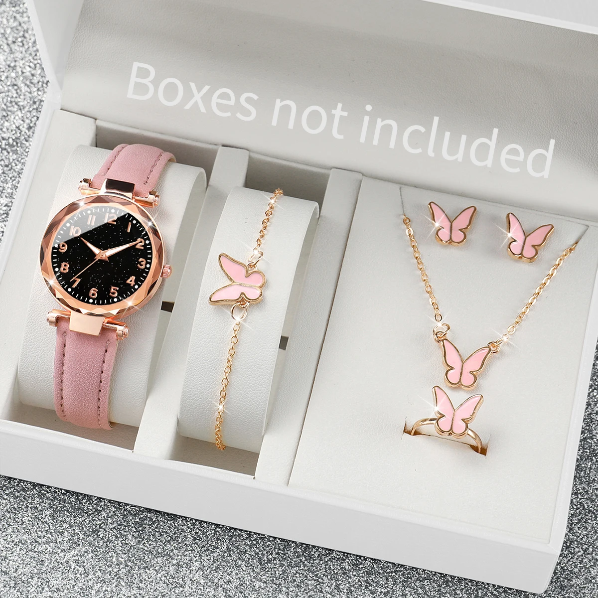 5/6 adet moda kadın saatler ra - Jewelry Box Watches Bracelets incelemesi ve fiyatı