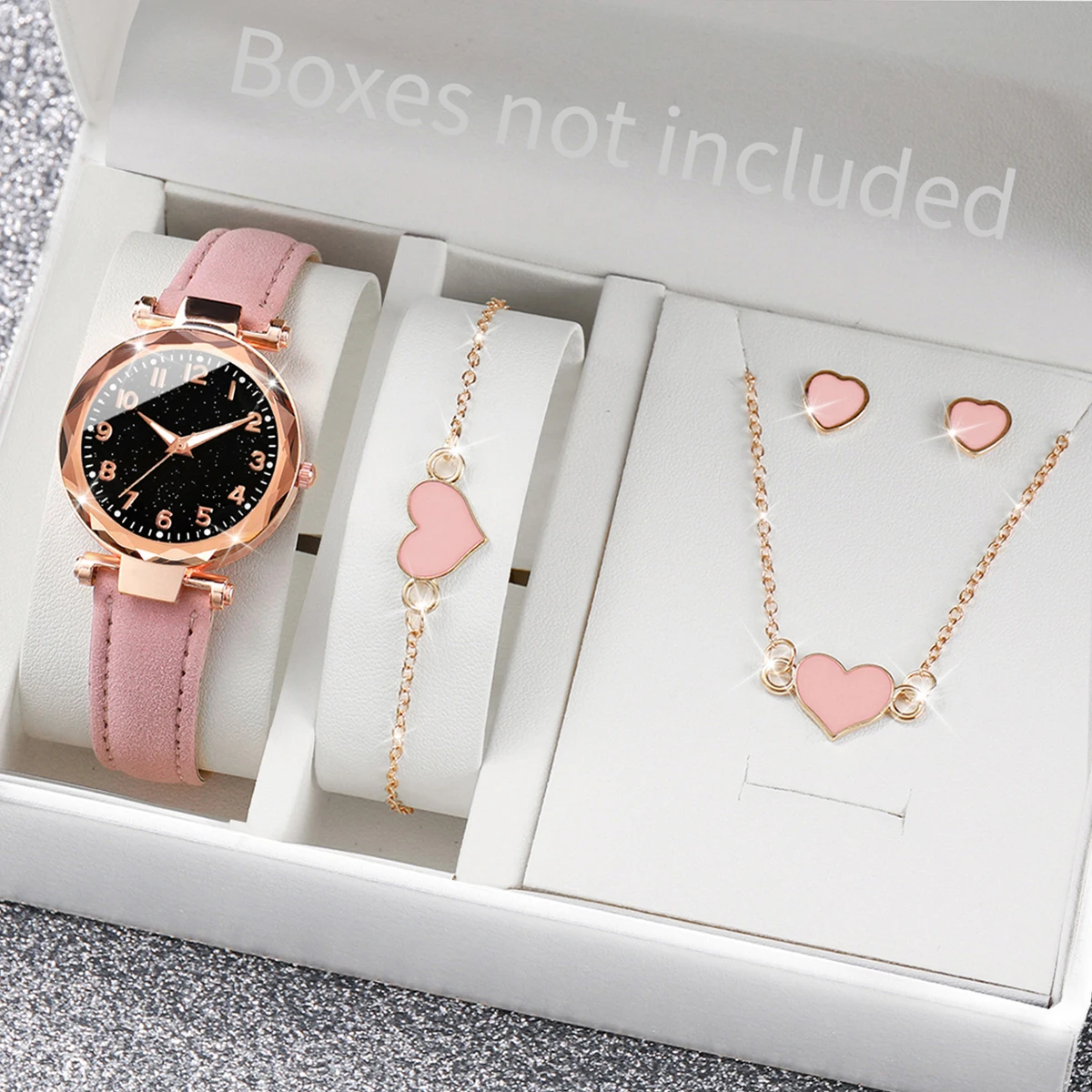 5/6 adet moda kadın saatler ra - Jewelry Box Watches Bracelets incelemesi ve fiyatı
