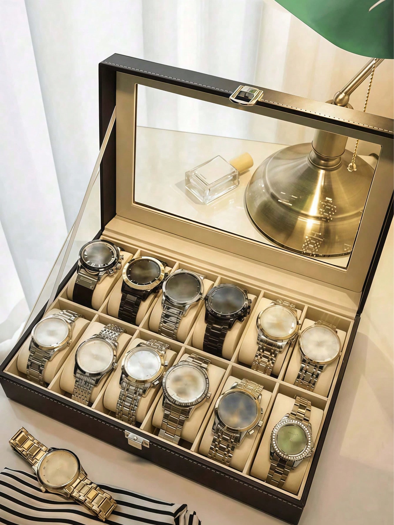Kilitli Deri Saat Kutusu, Büyü - Jewelry Box Watches Bracelets incelemesi ve fiyatı