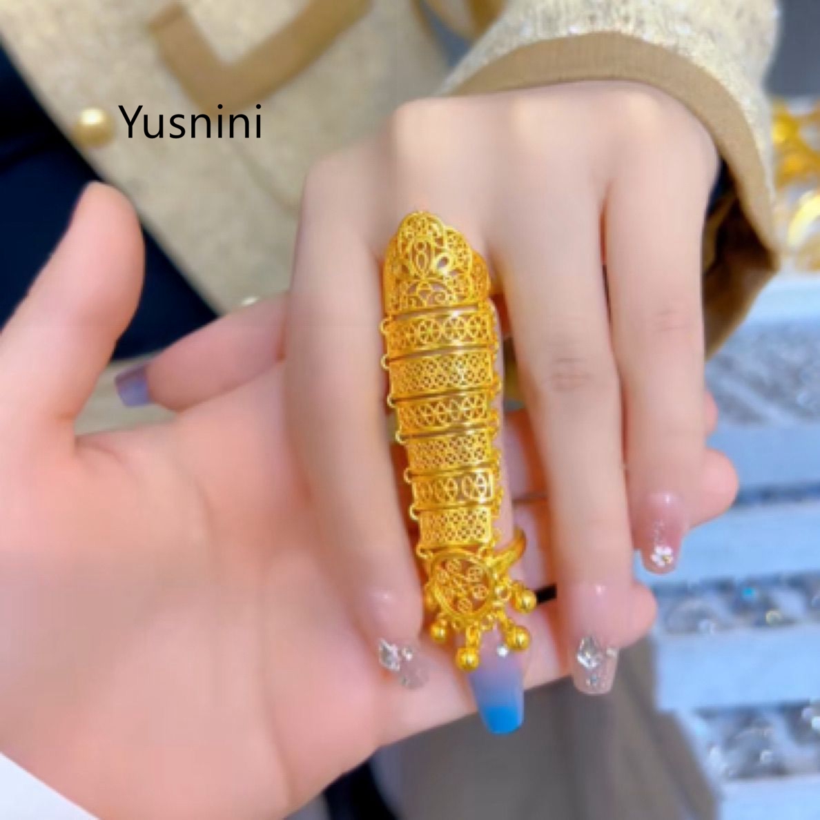 Sıcak Satış Yeni Dubai Takı 24 - Statement Cocktail Ring incelemesi ve fiyatı