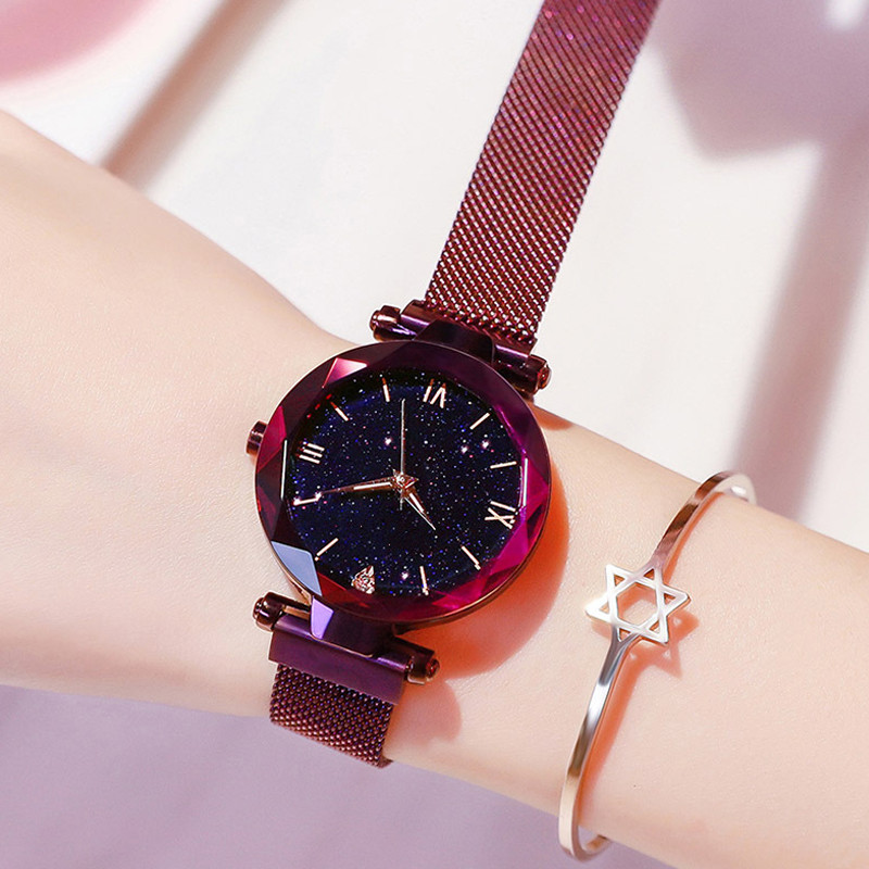 Bayan moda yıldızlı gökyüzü sa - Jewelry Diamond Watches incelemesi ve fiyatı