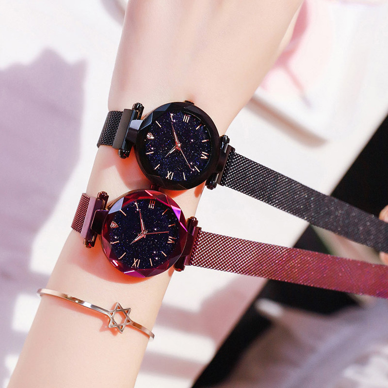 Bayan moda yıldızlı gökyüzü sa - Jewelry Diamond Watches incelemesi ve fiyatı