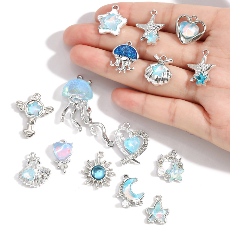 10 adet gümüş kaplama alaşım k - Moon Star Earrings incelemesi ve fiyatı