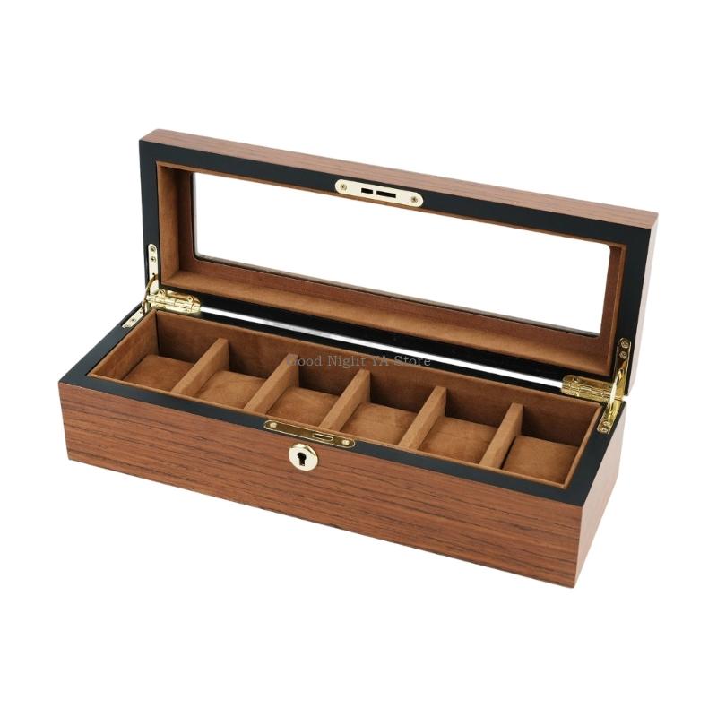 Şeffaf Kapaklı ve Peluş İç Kıs - Jewelry Box That Holds Watches incelemesi ve fiyatı
