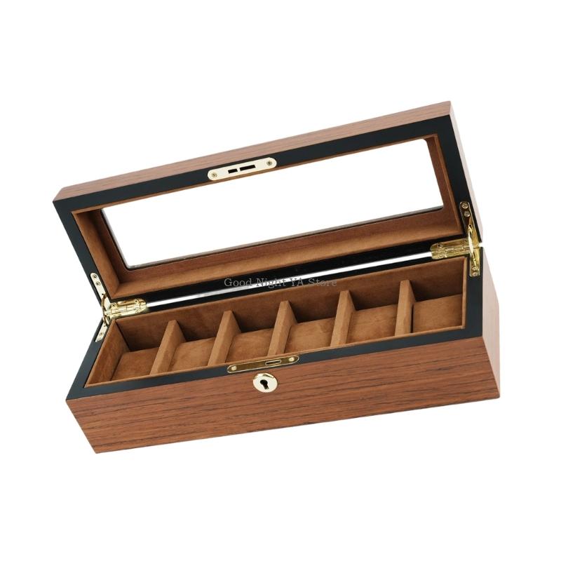 Şeffaf Kapaklı ve Peluş İç Kıs - Jewelry Box That Holds Watches incelemesi ve fiyatı