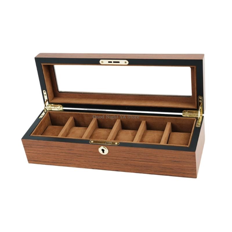 Şeffaf Kapaklı ve Peluş İç Kıs - Jewelry Box That Holds Watches incelemesi ve fiyatı