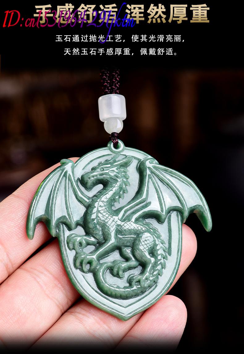 Doğal Birmanya Jadeit Ejderha  - Necklace Pendant incelemesi ve fiyatı