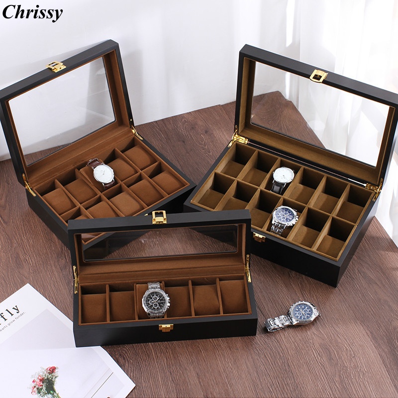 El Yapımı Lüks Ahşap 6/10/12 B - Jewelry Box That Holds Watches incelemesi ve fiyatı