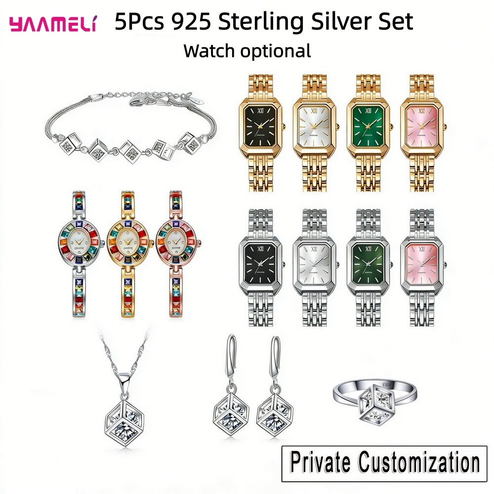 Lüks 925 Ayar Gümüş Geometri K - Best Jewelry Watches Women incelemesi ve fiyatı