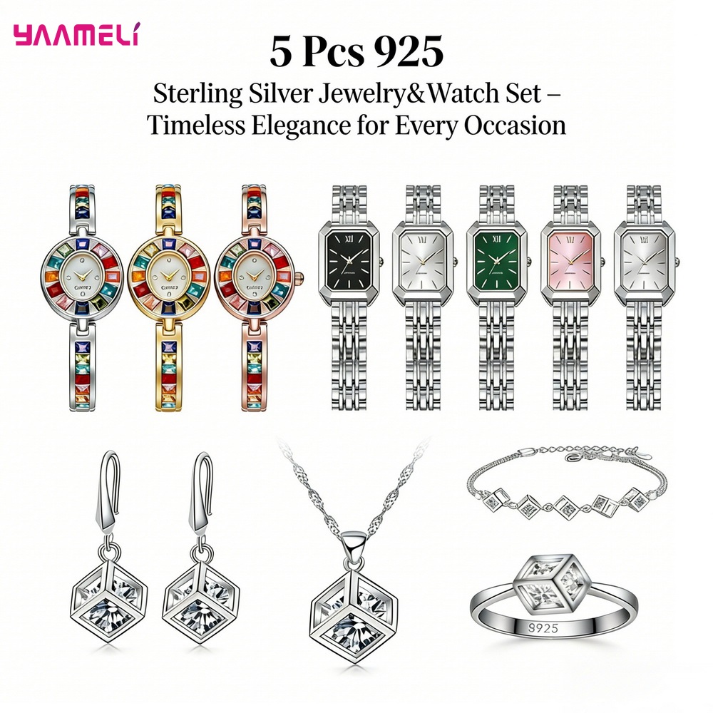 Lüks 925 Ayar Gümüş Geometri K - Best Jewelry Watches Women incelemesi ve fiyatı