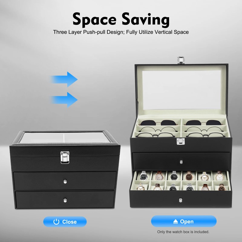 Gözlük Saatler Takı Yüzükler i - Jewelry Box That Holds Watches incelemesi ve fiyatı