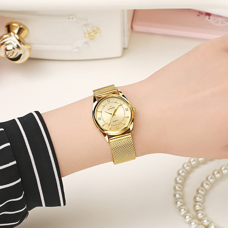 WWOOR Lüks Marka Elbise Altın  - Jewelry Diamond Watches incelemesi ve fiyatı