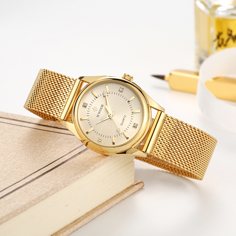 WWOOR Lüks Marka Elbise Altın  - Jewelry Diamond Watches incelemesi ve fiyatı