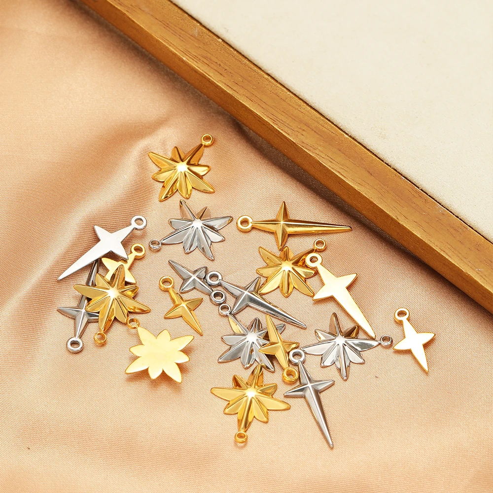 5 adet Yüksek Kalite Paslanmaz - Moon Star Earrings incelemesi ve fiyatı