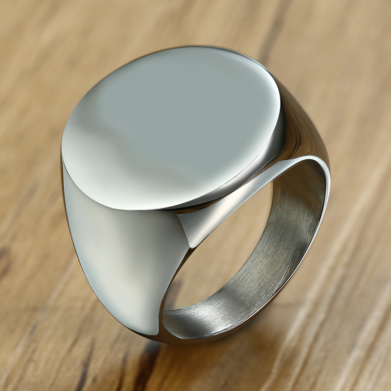 Vnox şık desen yazı ilk damga  - Statement Cocktail Ring incelemesi ve fiyatı
